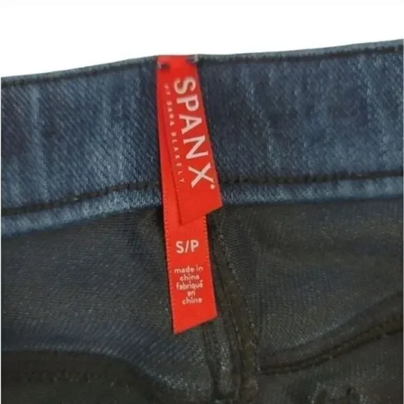 Spanx Jean-ish Ankle Leggings Denim Jeggings in Twilight Rinse Size Small (2/4) - Picture 7 of 12